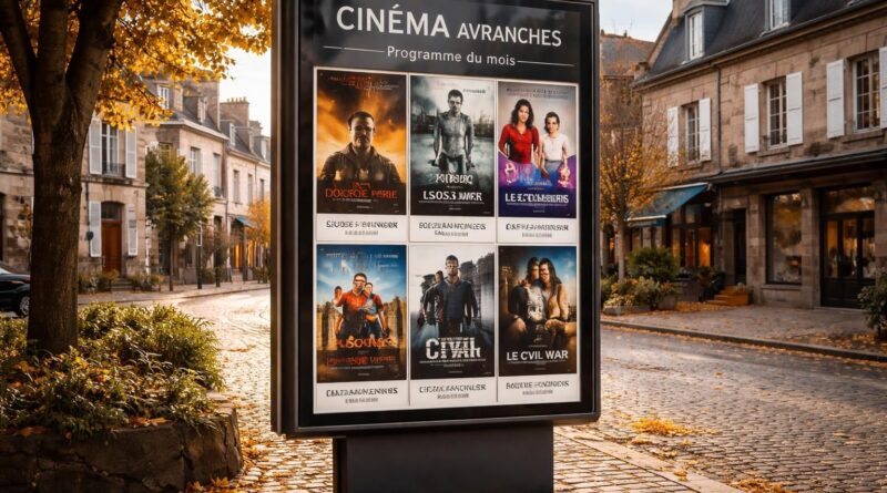 découvrez les nouveautés du mois au cinéma d'avranches : films à l'affiche, horaires des séances et événements spéciaux pour ne rien manquer.