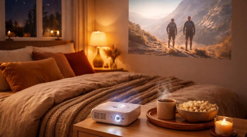 découvrez le mini vidéoprojecteur acer, l’outil idéal pour créer un setup confortable et immersif pour vos soirées séries au lit. astuces et idées pour un visionnage optimal.